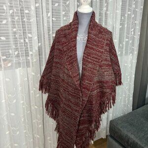 DEMDACO Women's Large Acrylic Knit Triangle Shawl Wrap